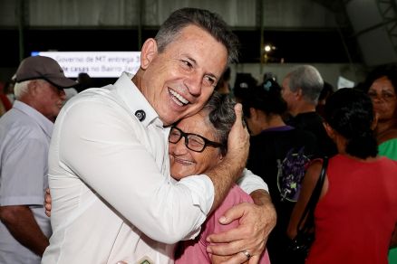 O governador Mauro Mendes manteve alta taxa de popularidade entre cuiabanos