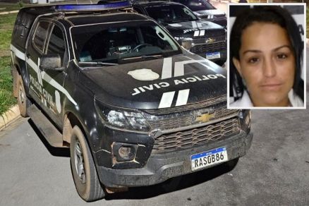 A criminosa Ang�lica de S�, que est� presa e foi condena por morte de quatro pessoas