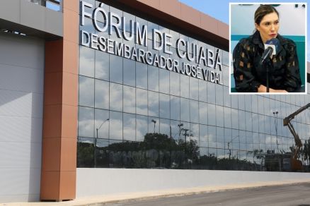 A juza Edna Ederli Coutinho (no detalhe), que assina a deciso