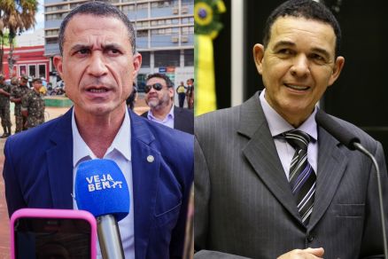 Os deputados federais Coronel Assis e Juarez Costa, que podem mudar de partido