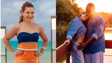 Fernanda Souza reage � gravidez de Carol Peixinho