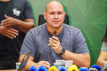 O prefeito de Cuiab Abilio Brunini, que quer retirar ambulantes do centro