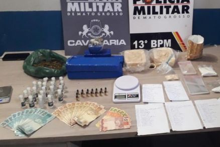 Todo o material ilcito foi encaminhado  delegacia 