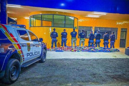 Tabletes de subst�ncias an�logas � coca�na e � pasta base apreendidas