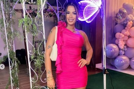 A influencer Emilly Souza, alvo da operao Qufren, que est foragida