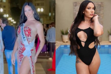 A modelo Melissa Garcya, de Lavrinhas,  a primeira candidata trans do Miss So Paulo