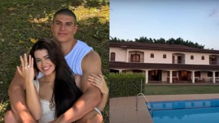 Franciny Ehlke mostra detalhes de mans�o onde vive com o marido