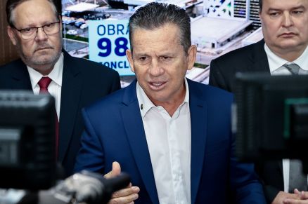 O governador Mauro Mendes, que comentou crime cometido por procurador da Assembleia Legislativa