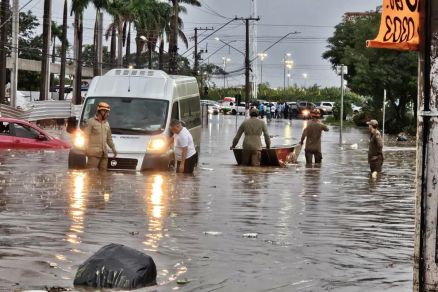 Uma das chuvas registradas na Capital neste ms de abril, um dos mais chuvosos dos ltimos tempos