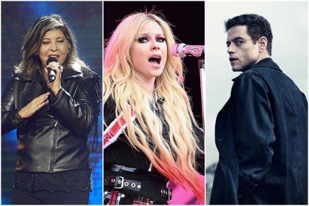 Roberta Miranda, Avril Lavigne e ator Rami Malek no filme Opera��o Vingan�a