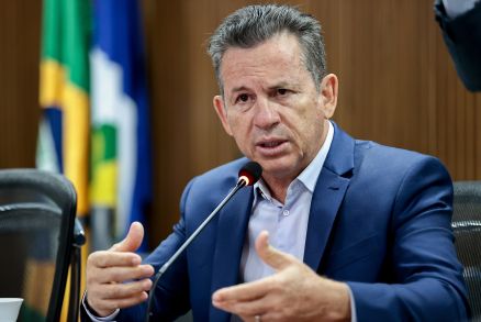 O governador Mauro Mendes, que alfinetou os deputados que votaram para derrubada de seu veto