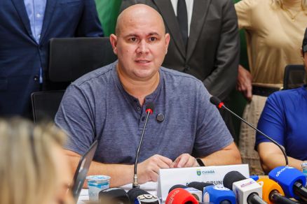 O prefeito de Cuiab Abilio Brunini: tarifa zero para nibus aos domingos e feriados