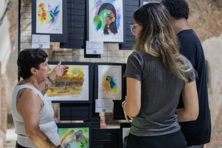 A exposi��o �Caminhos da Arte e o Di�logo entre Estilos�