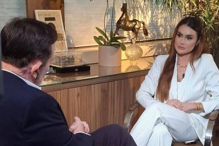 Natacha Horana conversa com Roberto Cabrini e afirmou que ir provar sua inocncia