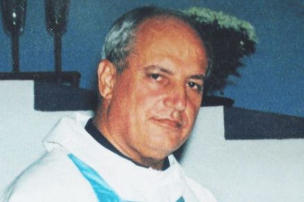 O padre Nazareno Lanciotti, que foi assassinado em 2001