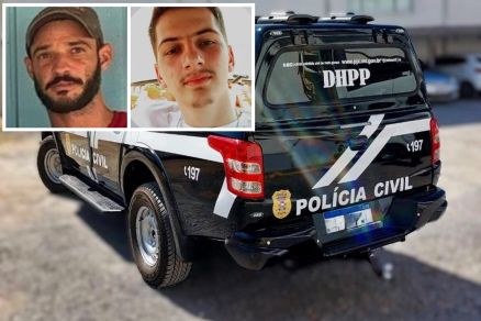 Jos Aguinaldo e Hugo Almeida (detalhe), que foram encontrados mortos neste domingo (13)