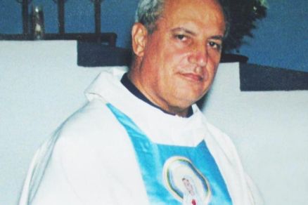 O padre italiano Nazareno Lanciotti, que atuou em Mato Grosso por tr�s d�cadas 