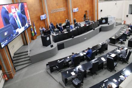 O plenrio da Assembleia Legislativa, que hoje conta com 24 deputados