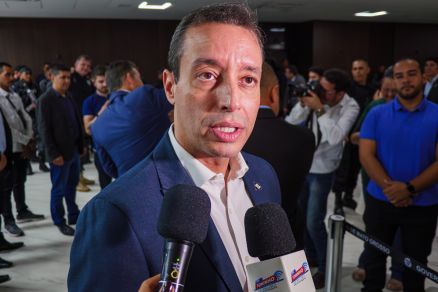 O delegado Vitor Hugo Bruzulato, que comanda a Secretaria de Estado de Justia