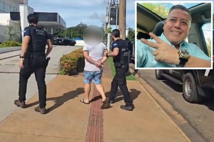 Pauly Ramiro Ferrari Dorado (detalhe), advogado preso apontado como membro de faco 