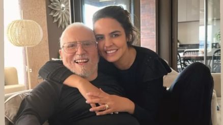 Carlos Alberto de N�brega e a esposa, Renata de N�brega