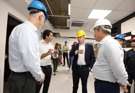 O governador Mauro Mendes destacou que o Hospital Central ser� o melhor hospital de Mato Grosso