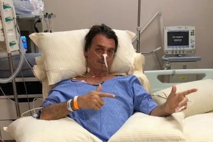 Ex-presidente Jair Bolsonaro em hospital 