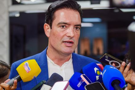O presidente da AMM, Leonardo Bortolin, que luta para manter Juarez Costa no MDB