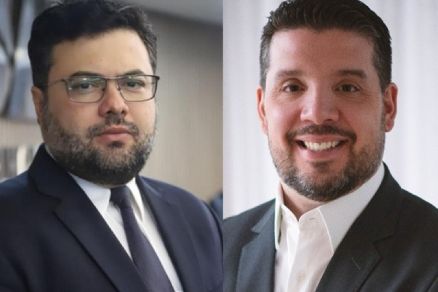 Os novos ju�zes-membros do TRE-MT P�rsio Landin e Raphael de Freitas Arantes