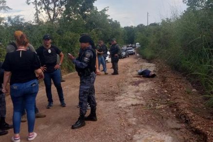 Local onde aconteceu o confronto, na tarde desta sexta-feira