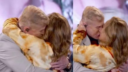 Miguel Falabella e Cissa Guimar�es d�o selinho em reencontro no 