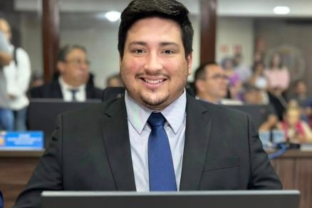 O vereador de Vrzea Grande, Miguel Jnior, que foi preso por desacato 