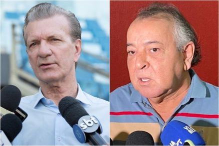O ex-presidente da FMF Aron Dresch e o empresrio Joo Dorileo Leal