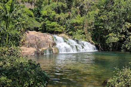 Cachoeira onde a vtima se afogou em Alto Paraguai