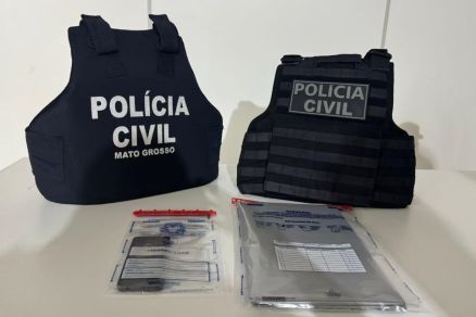 A Polcia apreendeu o aparelho celular e notebook do investigado