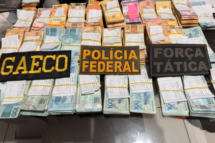 Dinheiro apreendidos durante Operao deflagrada em Sinop e VG 