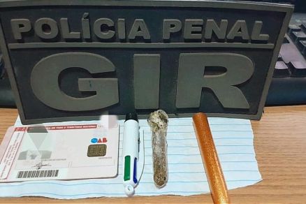 Caneta e carteira da OAB apreendidas durante flagrante 