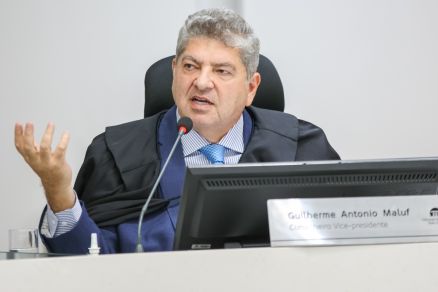 O conselheiro Guilherme Maluf, relator do processo no TCE