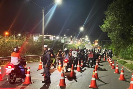 A blitz realizada na noite desta quarta-feira em Cuiab