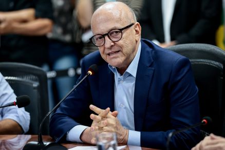 O governador Otaviano Pivetta, que elogiou Bolsonaro em depoimento ao STF