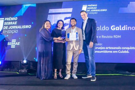 Everaldo Galdino representou o fotgrafo Tchlo Figueiredo, que ilustrou o empreendedorismo na cerveja artesanal