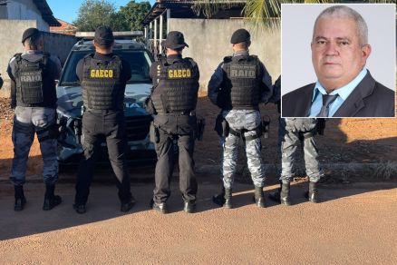 Equipe do Gaeco realizou a priso do ex-vereador Carlos Eduardo Ribeiro (em detalhe)