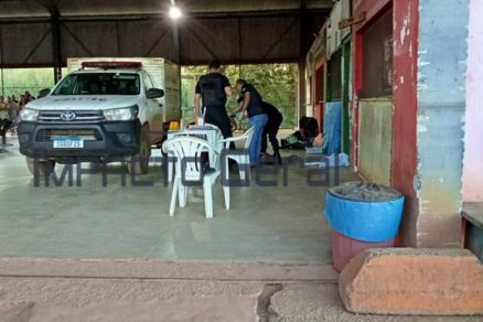 Agentes da Politec em Rodovi�ria onde crime foi registrado 