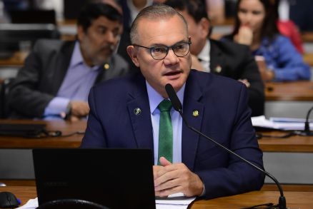 O senador Wellington Fagundes, que disse estar incomodado com as medidas do STF contra Jair Bolsonaro