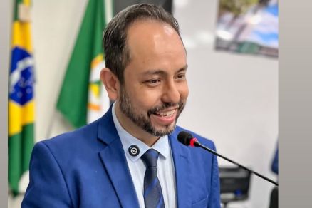 O novo vereador Rafael Yonekubo, que assumiu vaga na Cmara