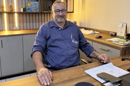 Roni Luiz da Silva, propriet�rio da Sol Transportes