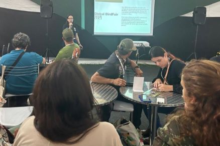 Apresentao da Sedec durante evento 