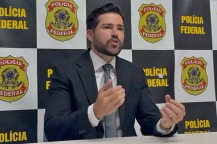 O delegado federal Tiago Pacheco, chefe da operao que investiga campanha de prefeito eleito