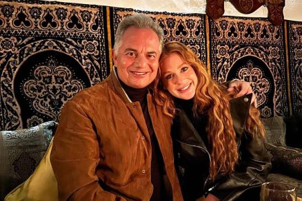 Paulo Ruy Barbosa com a filha, a atriz Marina Ruy Barbosa 