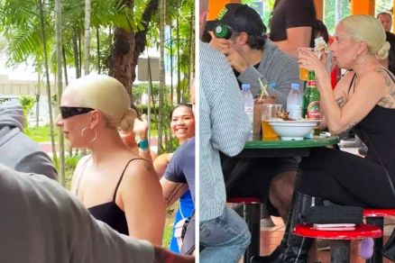 Lady Gaga sai s ruas e bebe cerveja em Cingapura; fs no Brasil criticam 